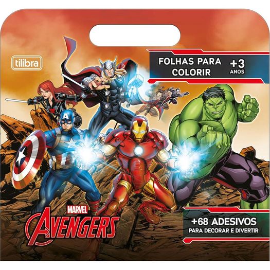 maleta folhas para colorir 8 folhas avengers maleta folhas para colorir 8 folhas avengers