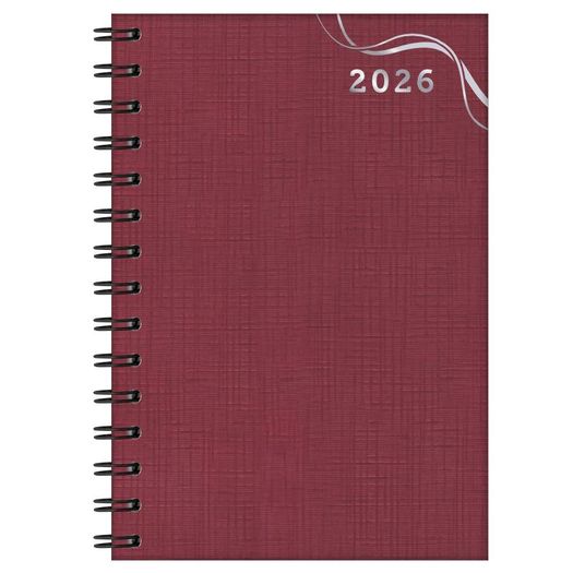 agenda 2026 diária granada espiral diversos modelos agenda 2026 diária granada espiral diversos modelos