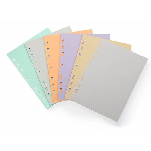 refil para organizador planner sem pauta colorido 20 folhas refil para organizador planner sem pauta colorido 20 folhas