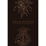 bíblia nvt ln - indian flowers - dourada