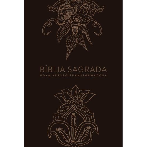 bíblia nvt ln - indian flowers - dourada