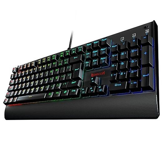 teclado mecanico kala rgb switch marrom (k557rgb)- redragon teclado mecanico kala rgb switch marrom (k557rgb)- redragon