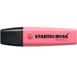 caneta marca-texto rosa cereja boss stabilo 70/150 sertic - avulso varejo