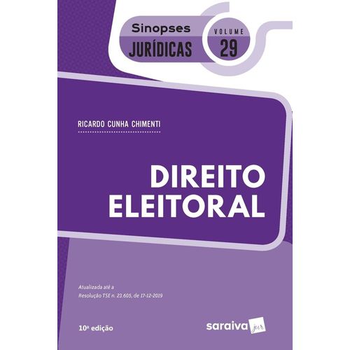 direito eleitoral - vol 29 - sinopses jurídicas