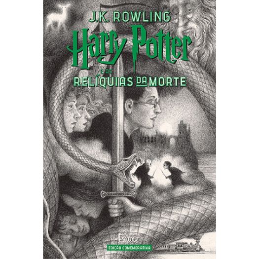 harry potter e as relíquias da morte 7 - edição comemorativa