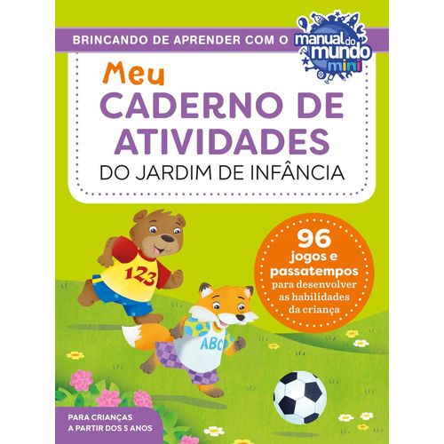 meu caderno de atividades do jardim de infância