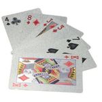 baralho prateado luxo com 54 cartas baralho prateado luxo com 54 cartas