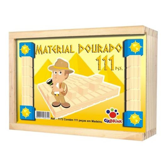 jogo material dourado individual madeira 111 pc ciabrink jogo material dourado individual madeira 111 pc ciabrink