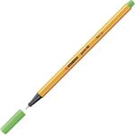 caneta stabilo 0,4mm verde claro 88/43