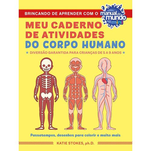 meu caderno de atividades do corpo humano