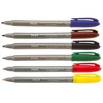 caneta retroprojetor 6 cores caneta retroprojetor 6 cores