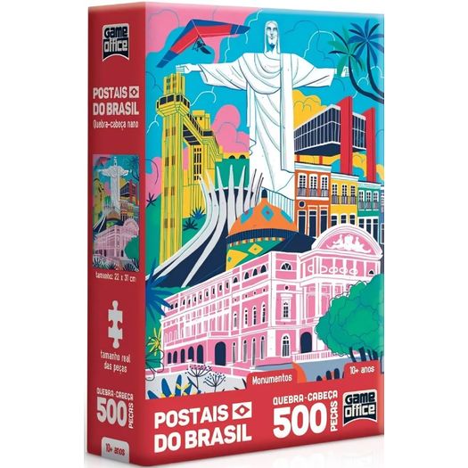 quebra-cabeca-500-pecas-nano-postais-do-brasil-monumentos-2687-game-office-toyster