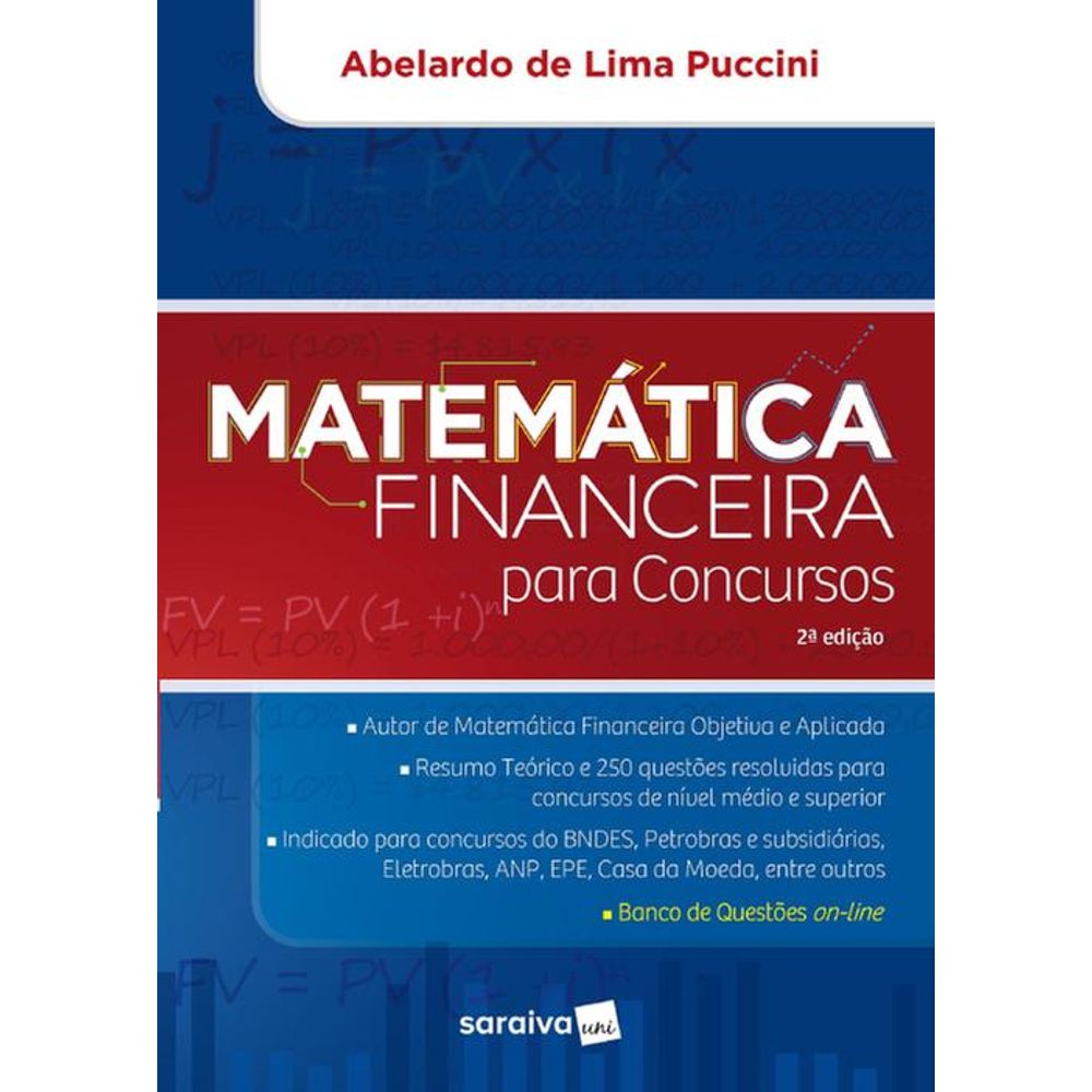 Matematica Financeira Para Concursos Saraiva Livrarias Curitiba