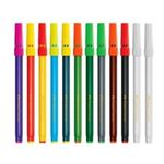 caneta hidrográficas 10 cores + 2 mágicas caneta hidrográficas 10 cores + 2 mágicas