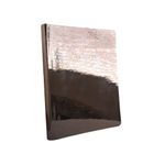 caderneta de anotações lovely journal bronze espelhado sem pauta capa flex 14x20cm