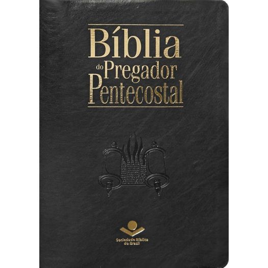 Biblia Do Pregador Pentecostal - Capa Preta - Sbb