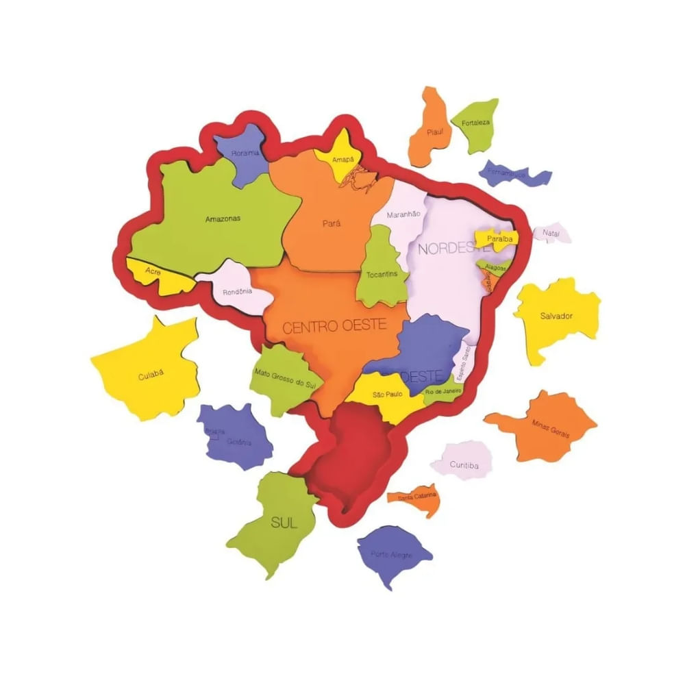 Quebra Cabeça Mapa do Brasil Grow - News Center Online - newscenter
