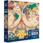 quebra-cabeça 1000 peças o novo mapa do mundo de 1928 toyster