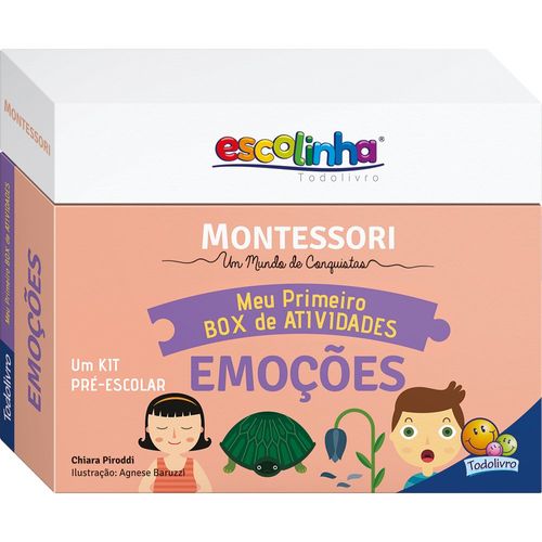 escolinha montessori - meu primeiro box de atividades - emoções