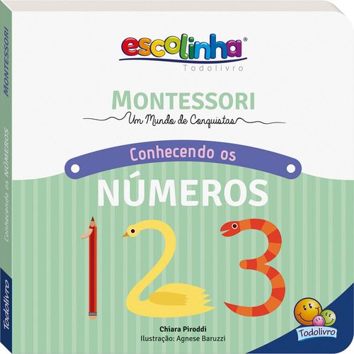 escolinha montessori - meu primeiro livro - conhecendo os numeros