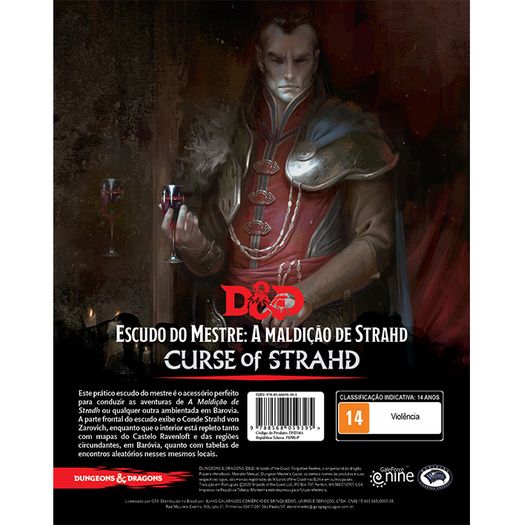 dungeons & dragons - a maldição de strahd escudo do mestre dungeons & dragons - a maldição de strahd escudo do mestre