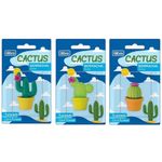 borracha cactus cores sortidas borracha cactus cores sortidas