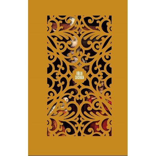 bíblia sagrada nvi - capa dura - dourada - leitura perfeita