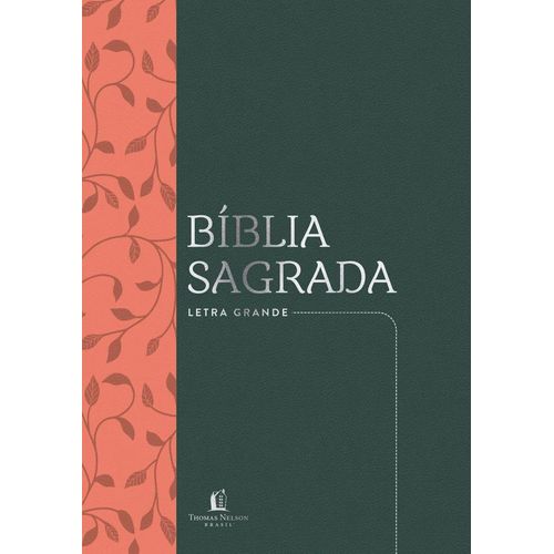 bíblia sagrada nvi - couro soft - verde - letra grande - leitura perfeita