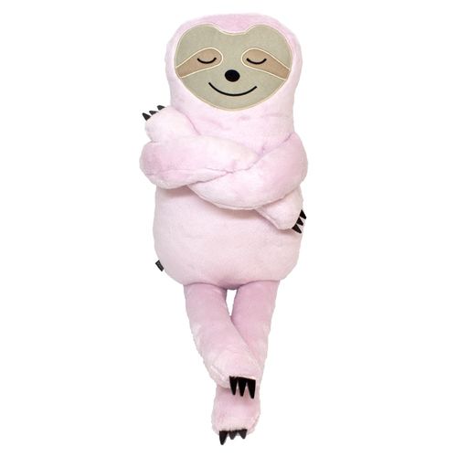 pelúcia bicho preguiça rosa grande