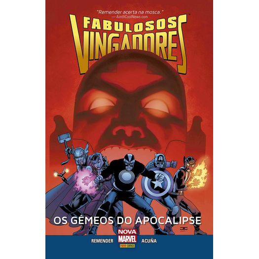 fabulosos vingadores - nova marvel deluxe - os gemeos do apocalipse fabulosos vingadores - nova marvel deluxe - os gemeos do apocalipse