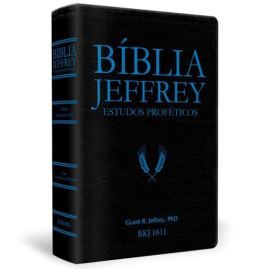 biblia jeffrey estudos profeticos - preto/azul