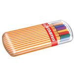 caneta hidrográfica stabilo point 20 cores sortidas