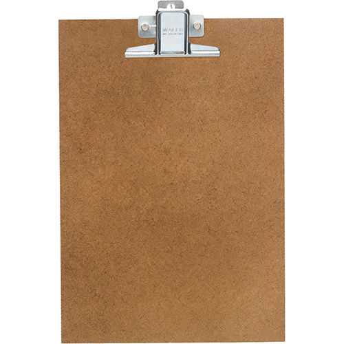 prancheta de madeira mdf com prendedor de metal oficio waleu