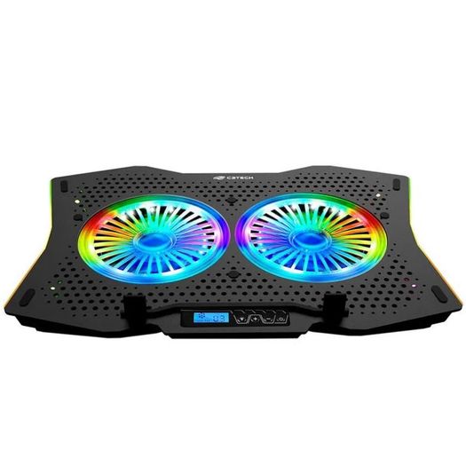 base para notebook 17,3' gamer - cooler (nbc-400bk) - c3tech base para notebook 17,3' gamer - cooler (nbc-400bk) - c3tech