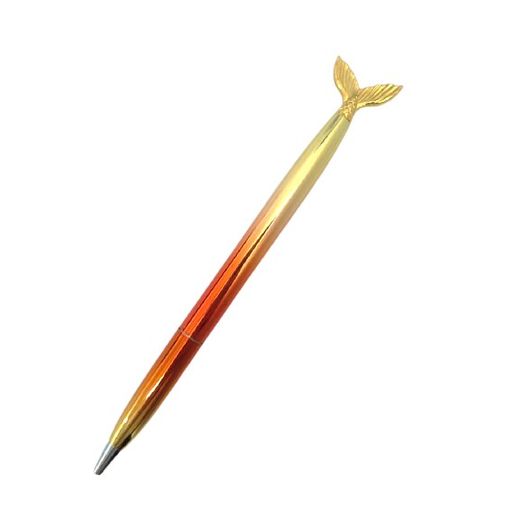 caneta esferográfica de metal sereia holográfico gold caneta esferográfica de metal sereia holográfico gold