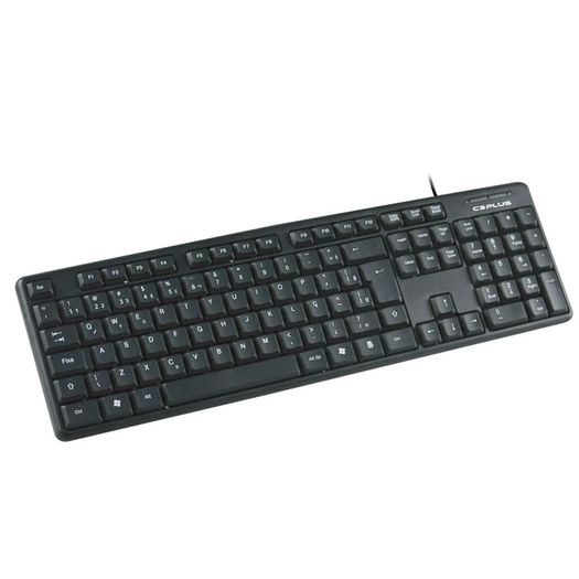 Teclado Usb Padrao Kb 15bk Preto C3plus Livrarias Curitiba 8620