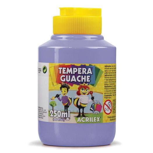 tinta guache 250ml lilas 528 acrilex tinta guache 250ml lilas 528 acrilex