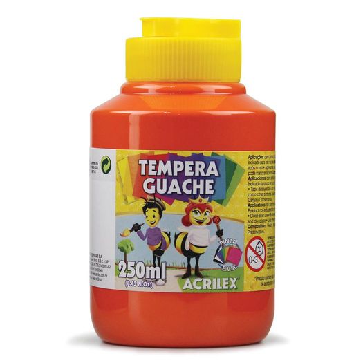 tinta guache 250ml vermelho fogo 507 acrilex tinta guache 250ml vermelho fogo 507 acrilex