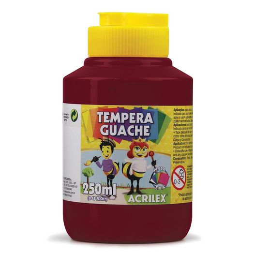 tinta guache 250ml vinho 565 acrilex tinta guache 250ml vinho 565 acrilex