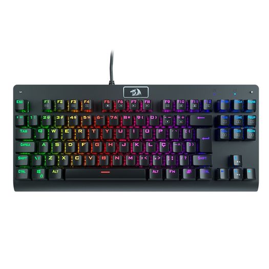teclado mecanico dark avenger rgb switch vermelho (k568rgb-2) - redragon teclado mecanico dark avenger rgb switch vermelho (k568rgb-2) - redragon