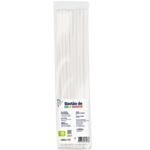 cola bastão silicone fina 10 undidades