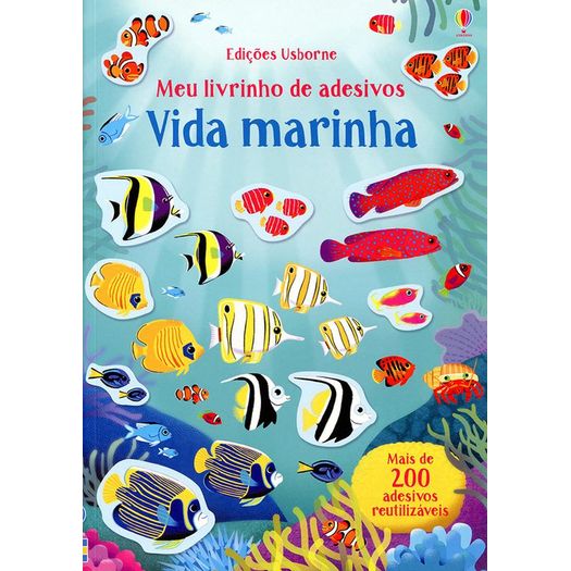 vida marinha - meu livrinho de adesivos vida marinha - meu livrinho de adesivos