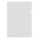 pasta l oficio transparente cristal com 10 unidades pasta l oficio transparente cristal com 10 unidades