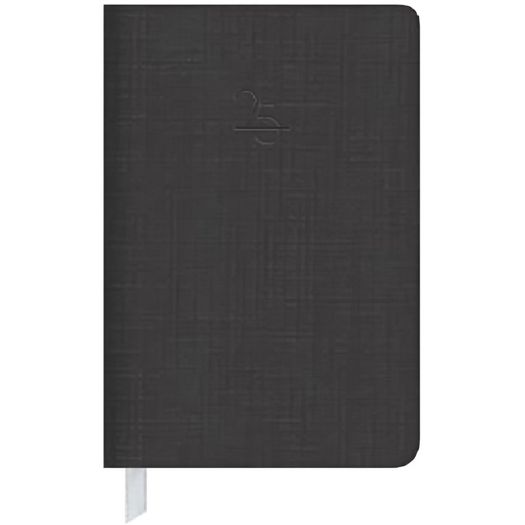 agenda 2025 de bolso semanal vigo preta costurada agenda 2025 de bolso semanal vigo preta costurada