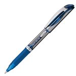 caneta roller ball 1,0mm energel ponta metálica azul sm/bl60-c pentel blister