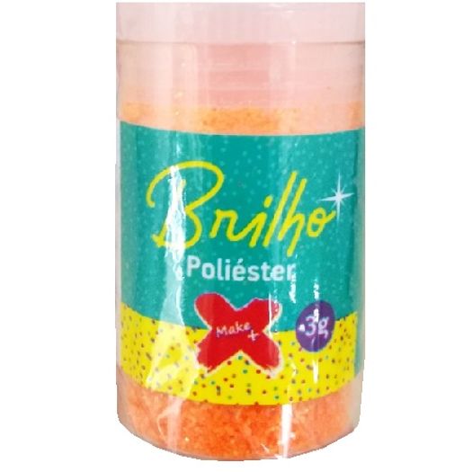 glitter laranja neon 3g glitter laranja neon 3g