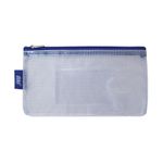 pasta ziper flexível azul nylon transparente pasta ziper flexível azul nylon transparente