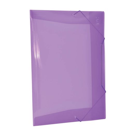 pasta aba com elástico roxa 1/2 ofício pasta aba com elástico roxa 1/2 ofício