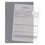 pasta l ofício transparente fumê com 10 unidades pasta l ofício transparente fumê com 10 unidades