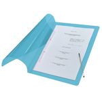 pasta com grampo trilho plástico azul 606pp-az dac pasta com grampo trilho plástico azul 606pp-az dac